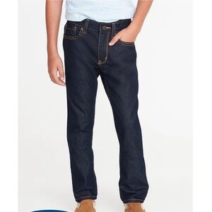 NWT WOW Skinny Built in Tough Jeans Boys Dark Blue Denim Size 14 Plus